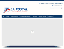 Tablet Screenshot of lapostal.com.ar